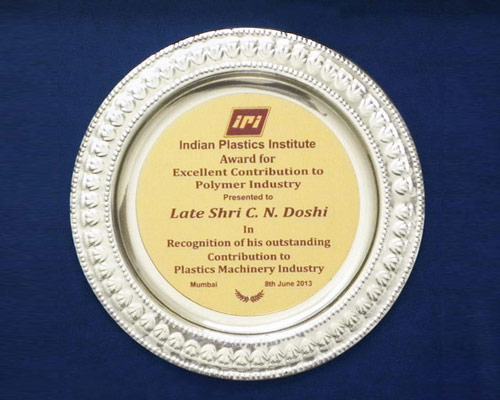 Indian Plastic Institute Award